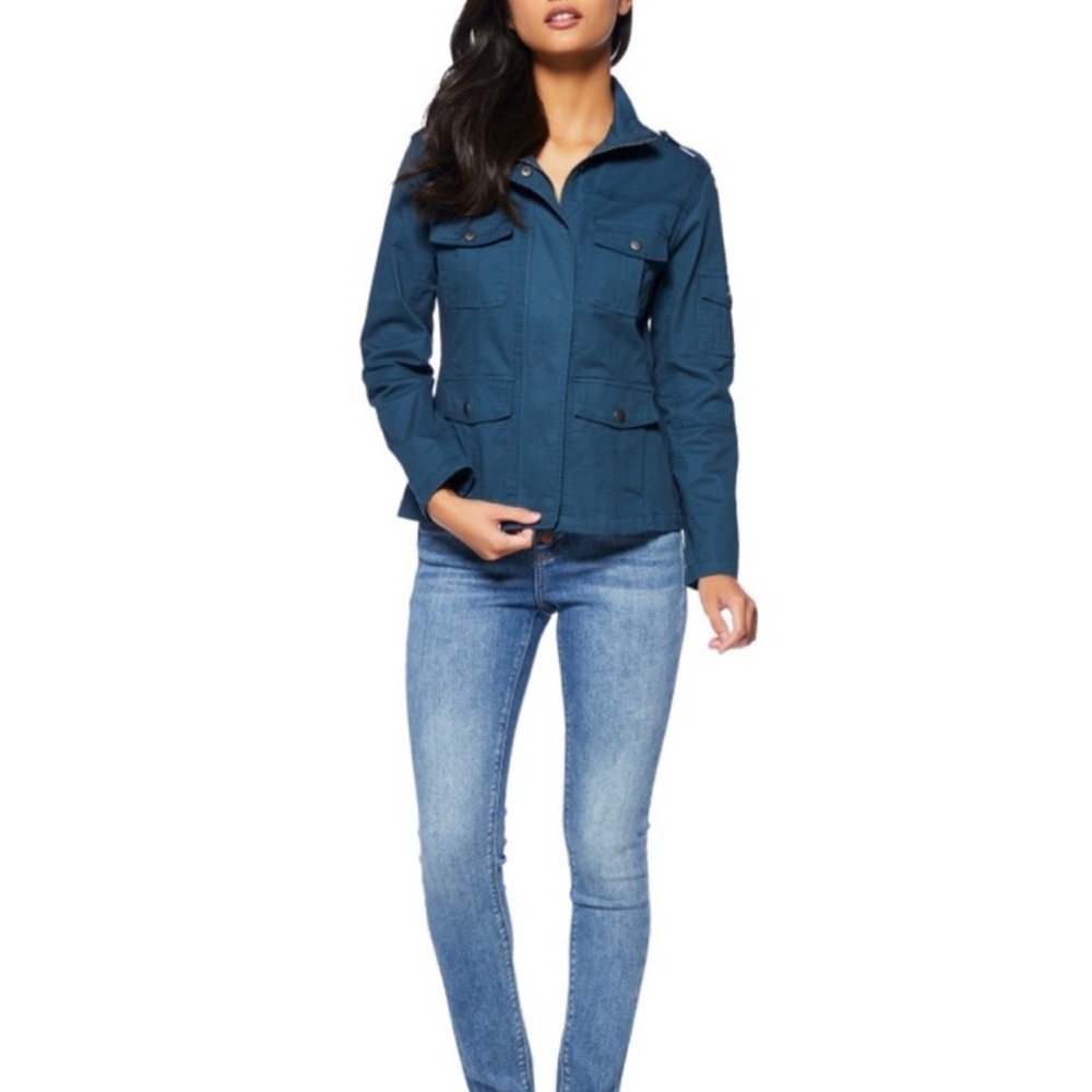 Thread & Supply Dark Teal Utility Jacket